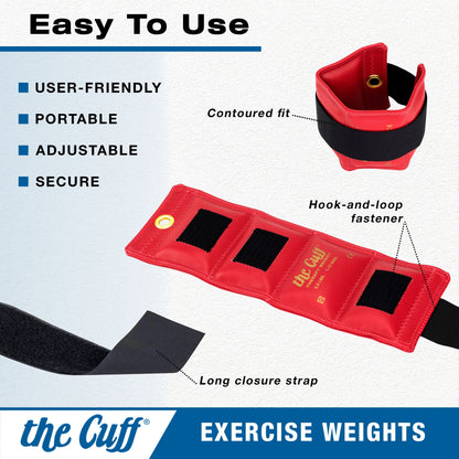 Adjustable Ankle & Wrist Weights – Yoga, Dance & Cardio Training