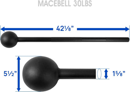 Adjustable Steel Mace Bell – Full-Body Strength & Grip Trainer