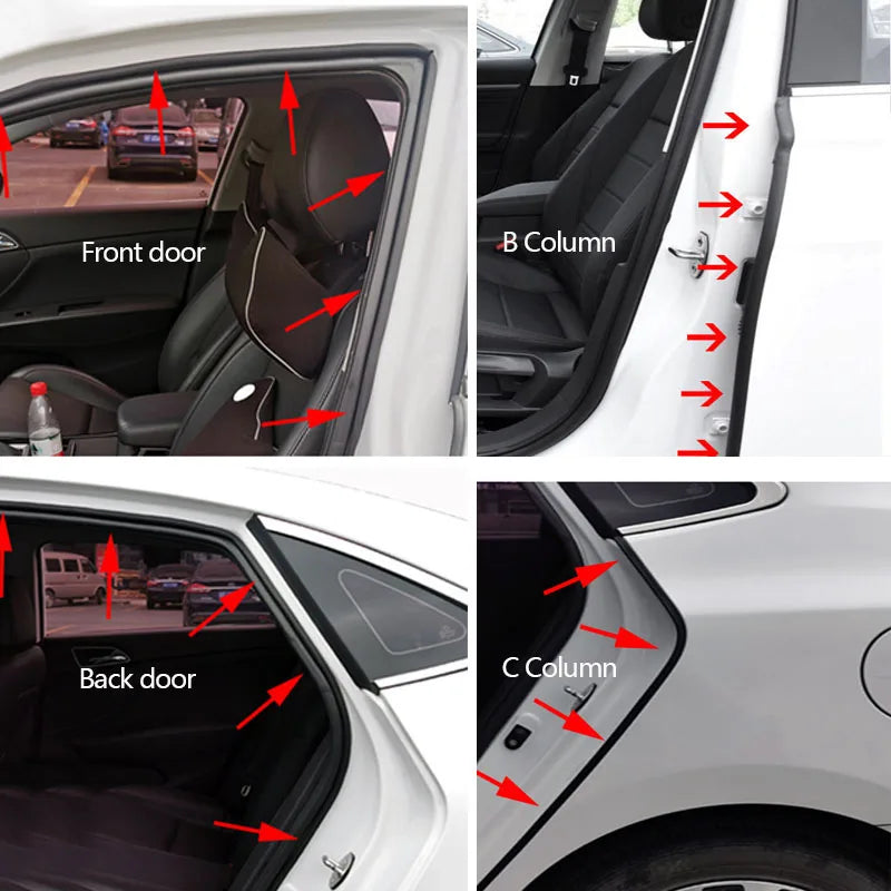 Car Door Seal Strip Rubber Soundproof Weather Strip