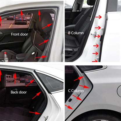Car Door Seal Strip Rubber Soundproof Weather Strip