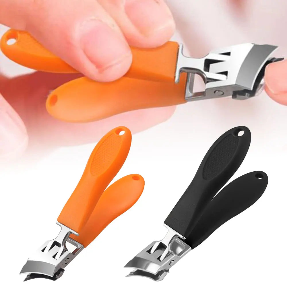 Slanted Wide Jaw Anti-Splash Nail Clippers
