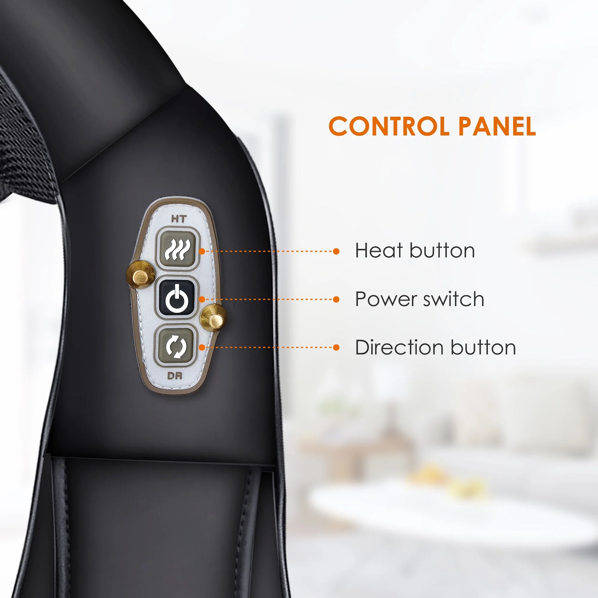 Shiatsu Neck & Shoulder Massager with Heat – 4D Deep Kneading