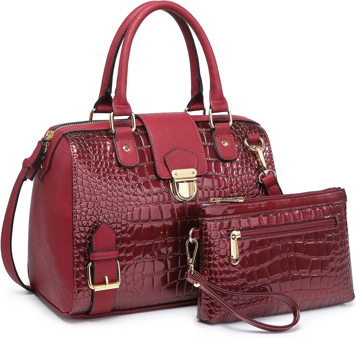 Vegan Leather Barrel Handbag – Top-Handle Satchel Work Tote
