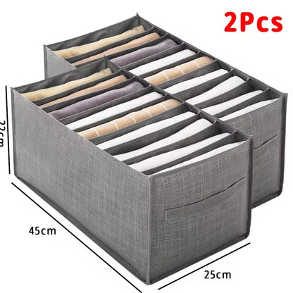 Clothes Trousers Storage Box Wardrobe Organizer