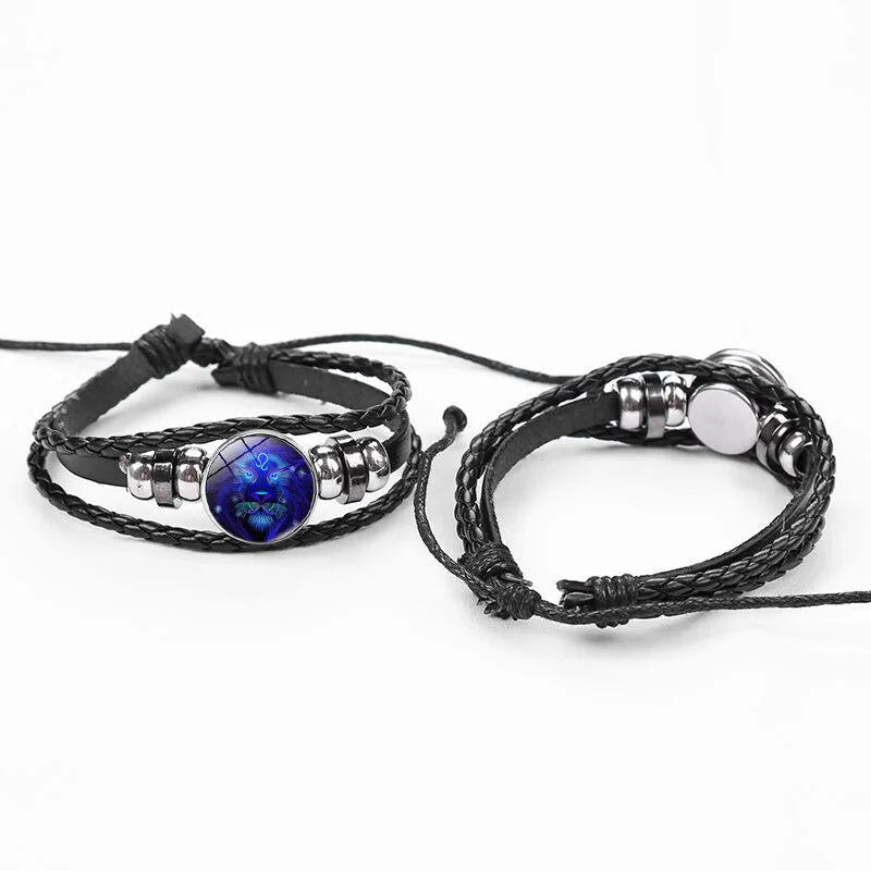 12-Constellation Zodiac Charm Bracelet
