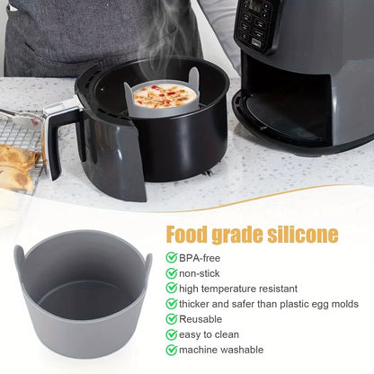 Air Fryer Silicone Egg Poacher Cups Set