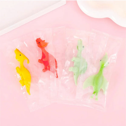 Colorful Finger Catapult Dinosaur Party Favor Games