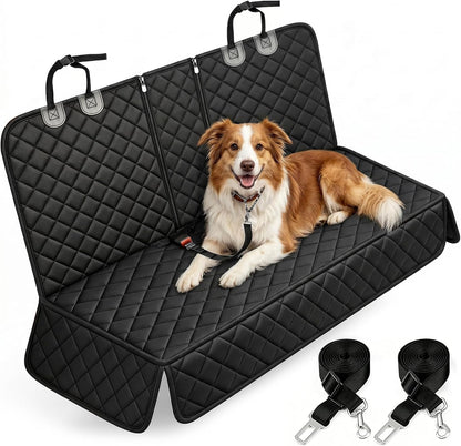 Waterproof Rear Seat Cover for Dogs – Scratch-Proof Car Protector