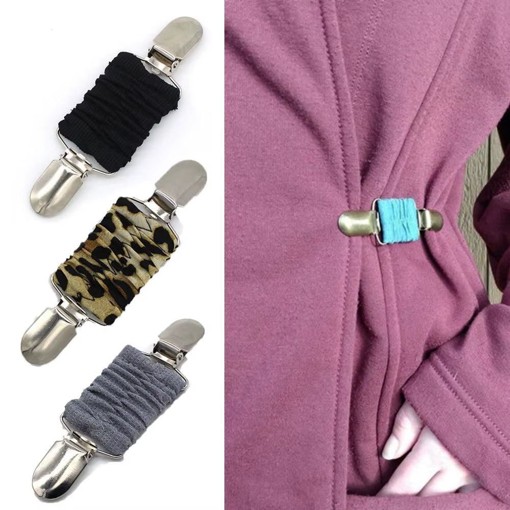 Dress Clip Back Cinch Elastic Clothes Clip Set