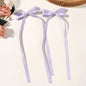 Cute Ribbon Bow Headband Long Tassel Hair Clip