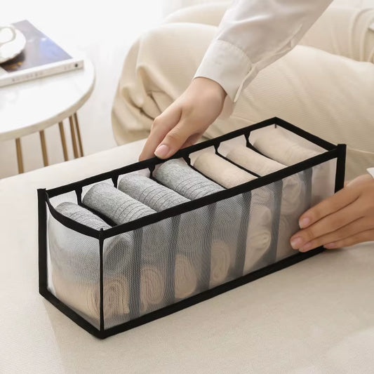 Clothes Trousers Storage Box Wardrobe Organizer