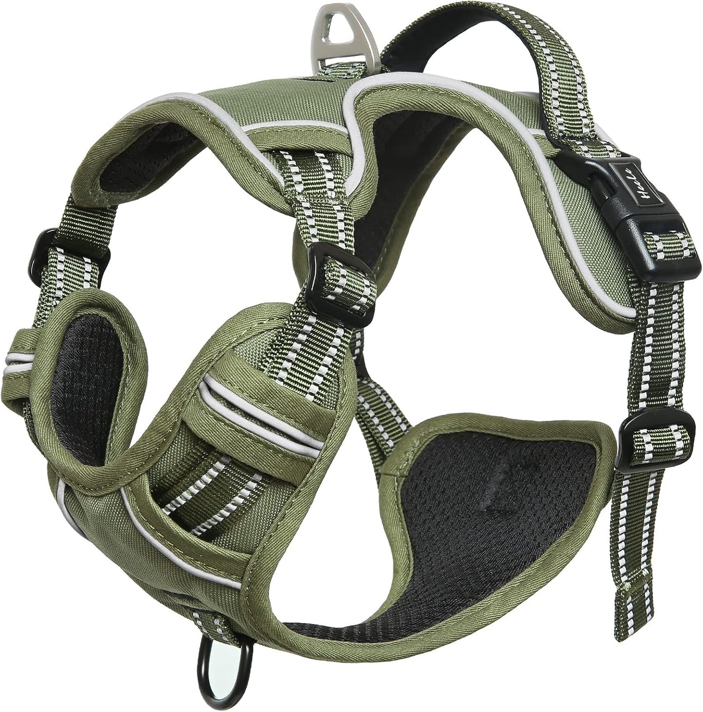 No Pull Adjustable Padded Reflective Dog Harness