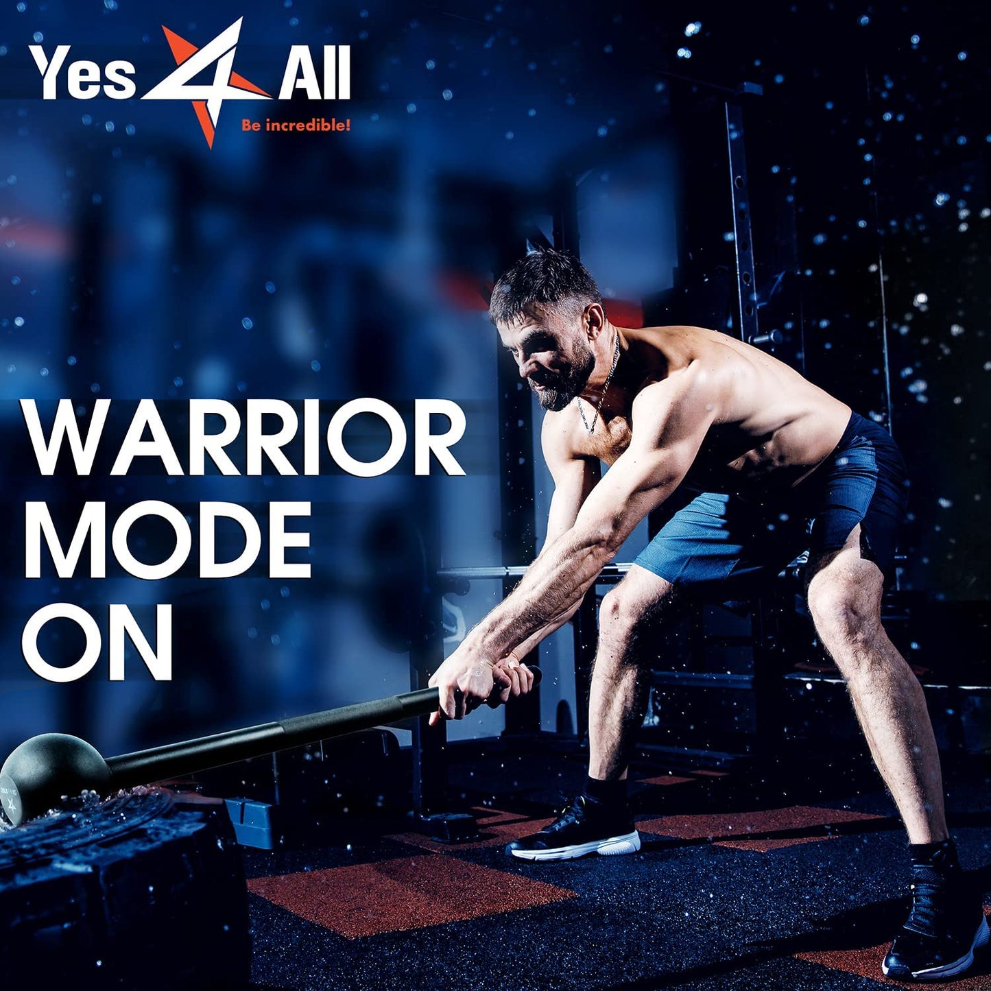Adjustable Steel Mace Bell – Full-Body Strength & Grip Trainer