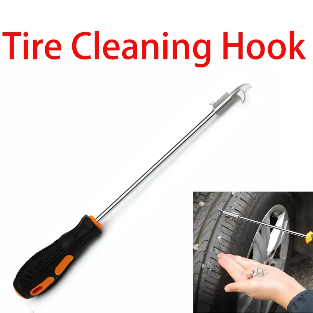 Tire Cleaning Hook Car Tire Clear Stone Cleaner Tool