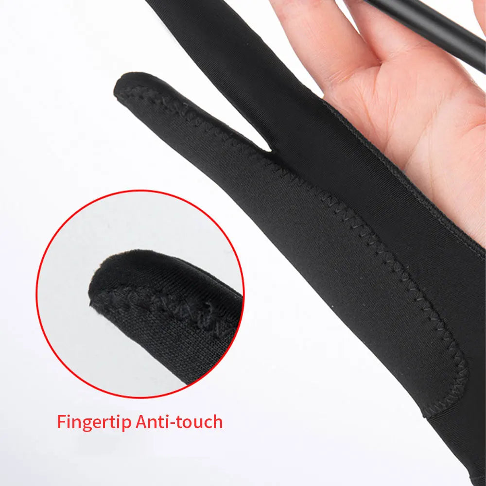 Anti-Touch Two-Finger Hand Painting Gloves Art Supplies