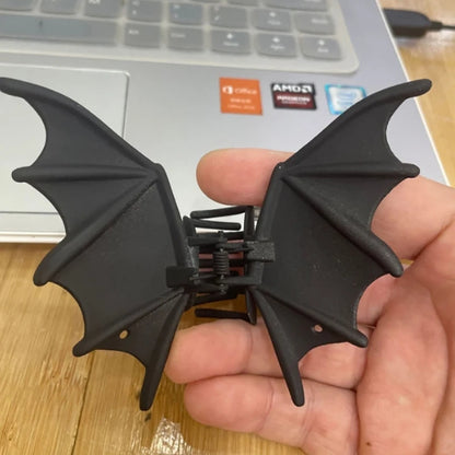 Halloween Metal Bat Hair Clip Accessory