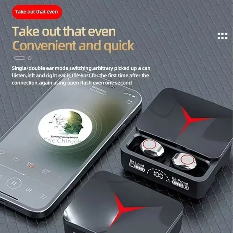 M90 Wireless Bluetooth Earphones Touch Control