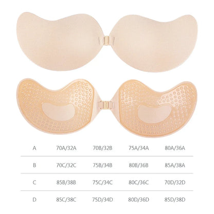 Invisible Strapless Adhesive Push-Up Bra Seamless