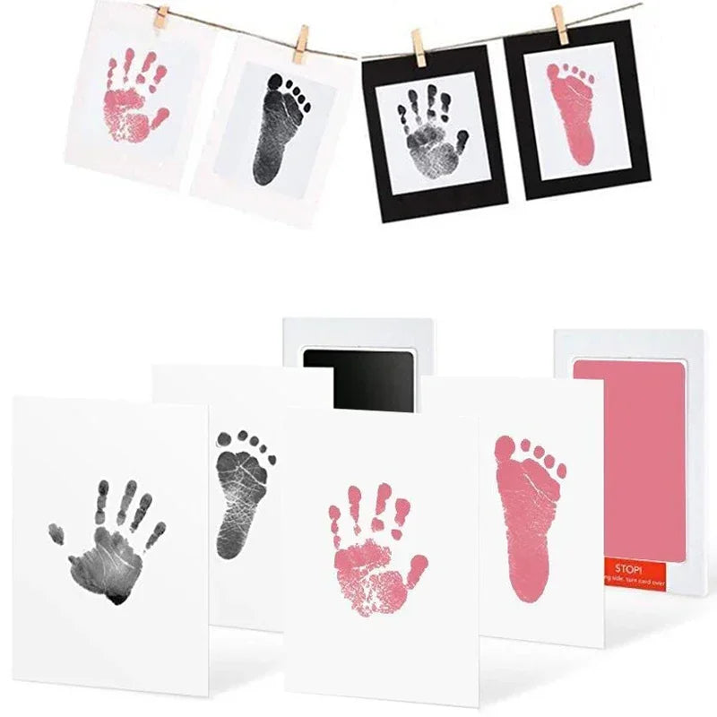 Safe Non-Toxic Baby Footprint Handprint Ink Kit