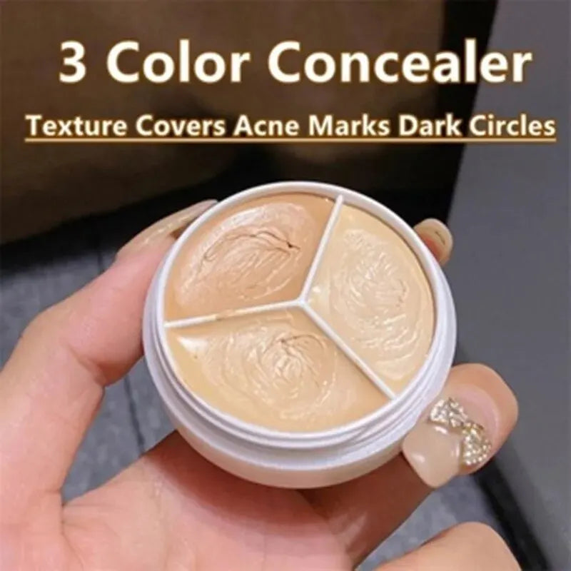 3-Color Concealer Palette Dark Circle Coverage