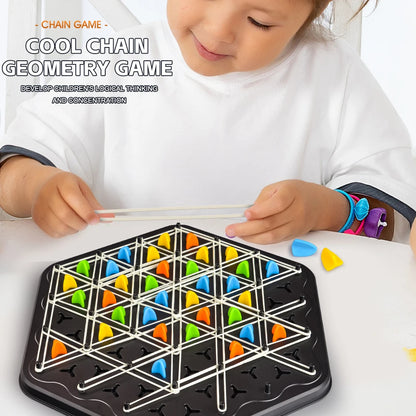 Triangle Link Chess Tabletop Puzzle Game Family