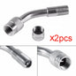 Motorcycle Angle Bent Valve Adaptor 2-Piece Set
