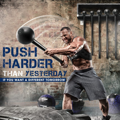 Adjustable Steel Mace Bell – Full-Body Strength & Grip Trainer