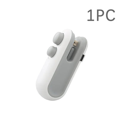 Portable 2-In-1 Mini Heat Sealer for Snacks