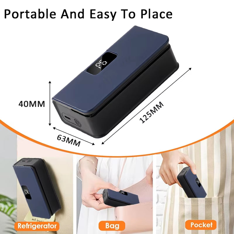 Mini Rechargeable Heat Sealer Plastic Bag Sealing Machine