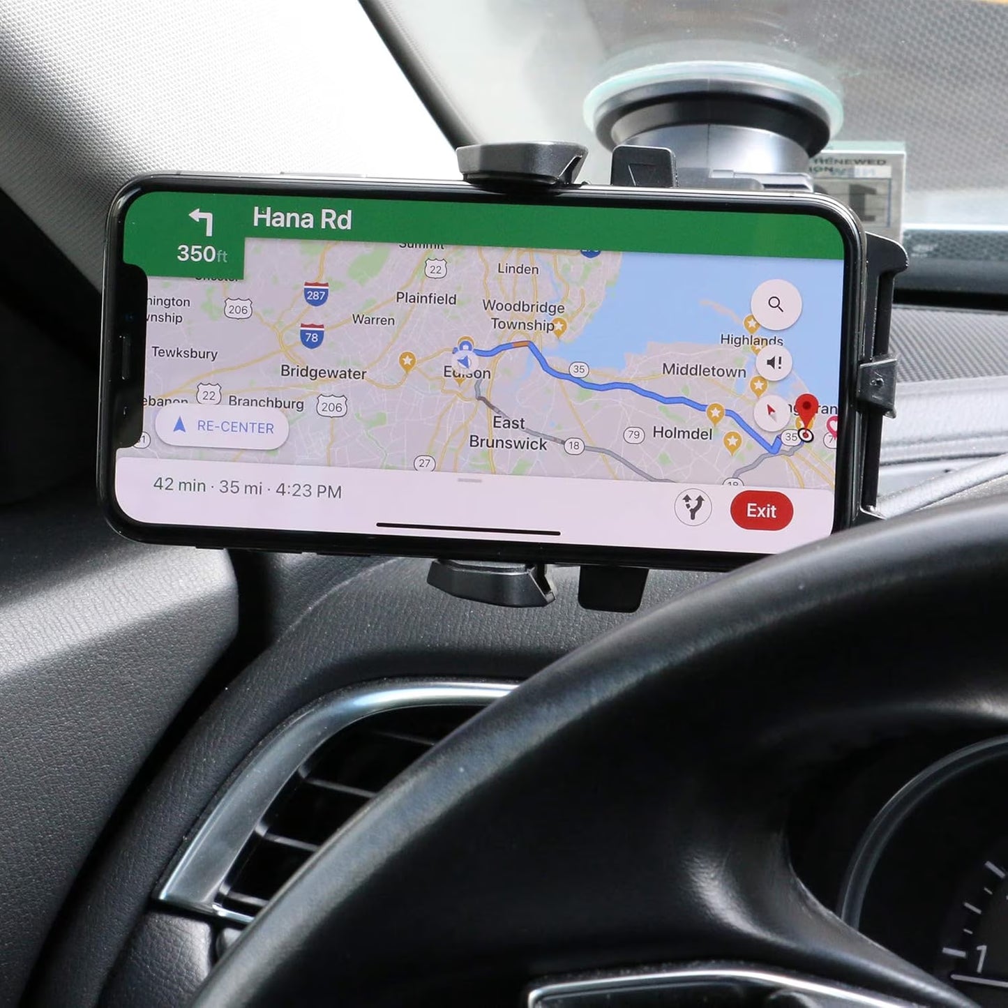 Dashboard Windshield Suction Phone Mount Extendable Arm