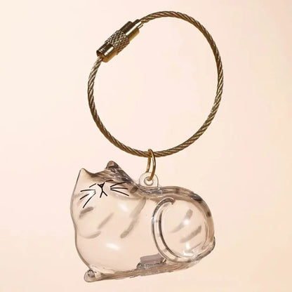 Small Cat Fur Storage Pendant Ornament Container