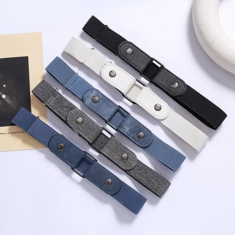 Buckle-Free Adjustable Stretch Elastic Waist Belt