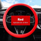 Car Silicone Steering Wheel Cover Sweat-Absorbing Non-Slip