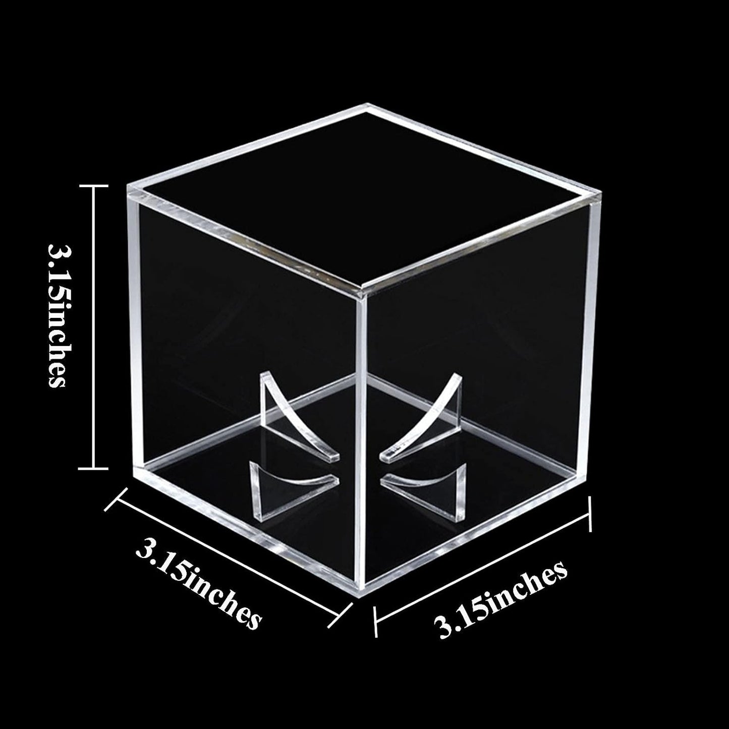 Uv-Protected Acrylic Baseball Display Case – 6-Pack Memorabilia Cube