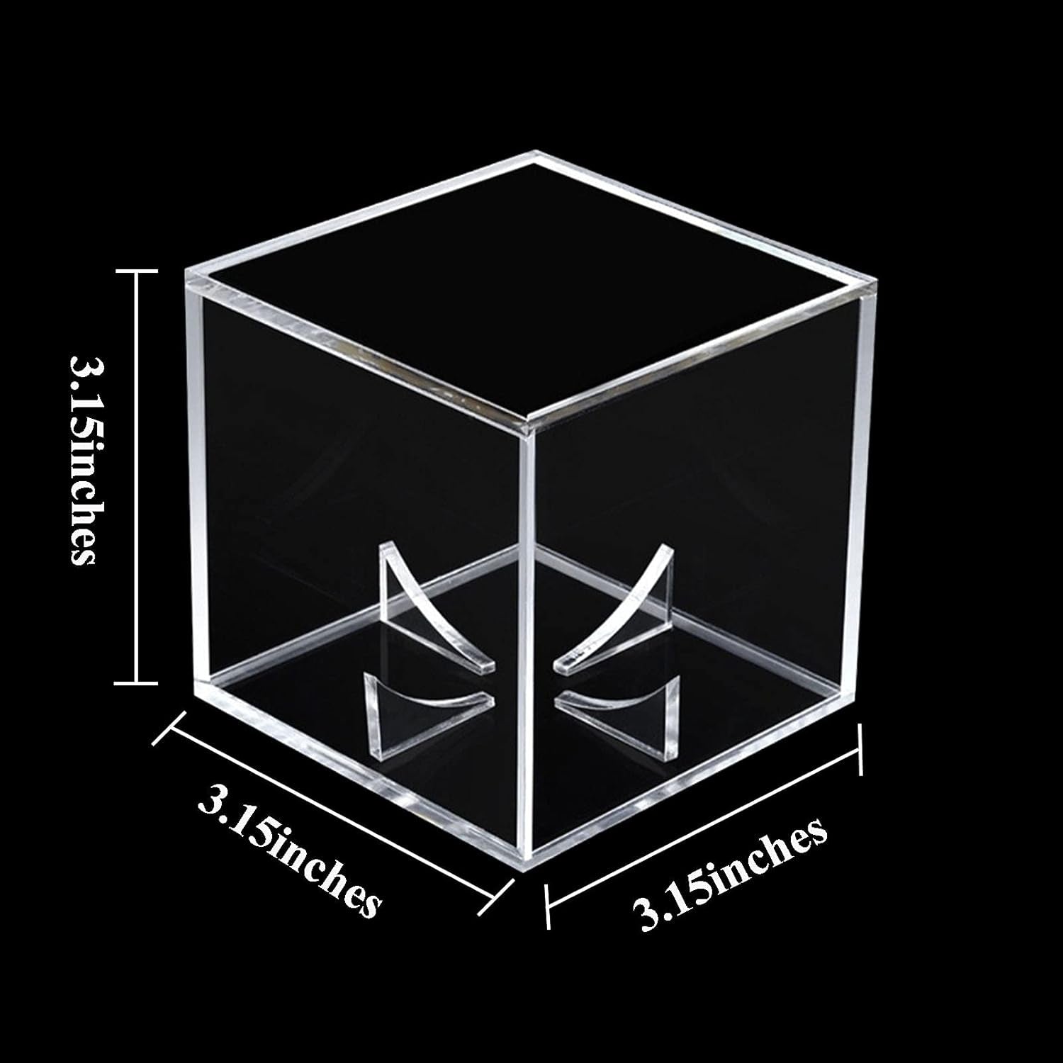 Uv-Protected Acrylic Baseball Display Case – 6-Pack Memorabilia Cube