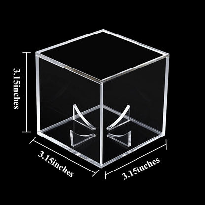 Uv-Protected Acrylic Baseball Display Case – 6-Pack Memorabilia Cube