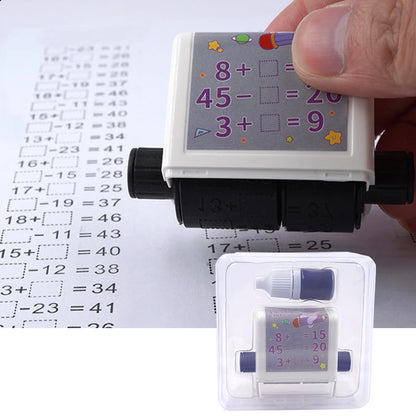 2-In-1 Teaching Stamp Fill-In Roller Math Tool