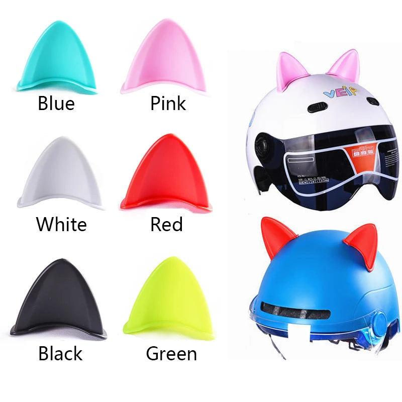 Universal Helmet Cat Ears Decoration Moto Electric