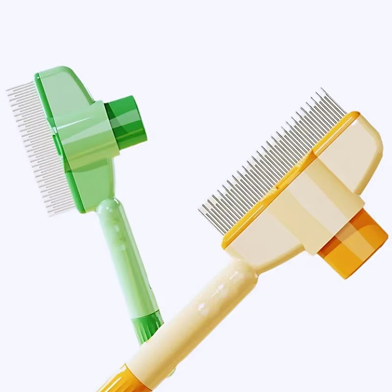 Dog Comb Pet Hair Remover Self-Cleaning Grooming Brush