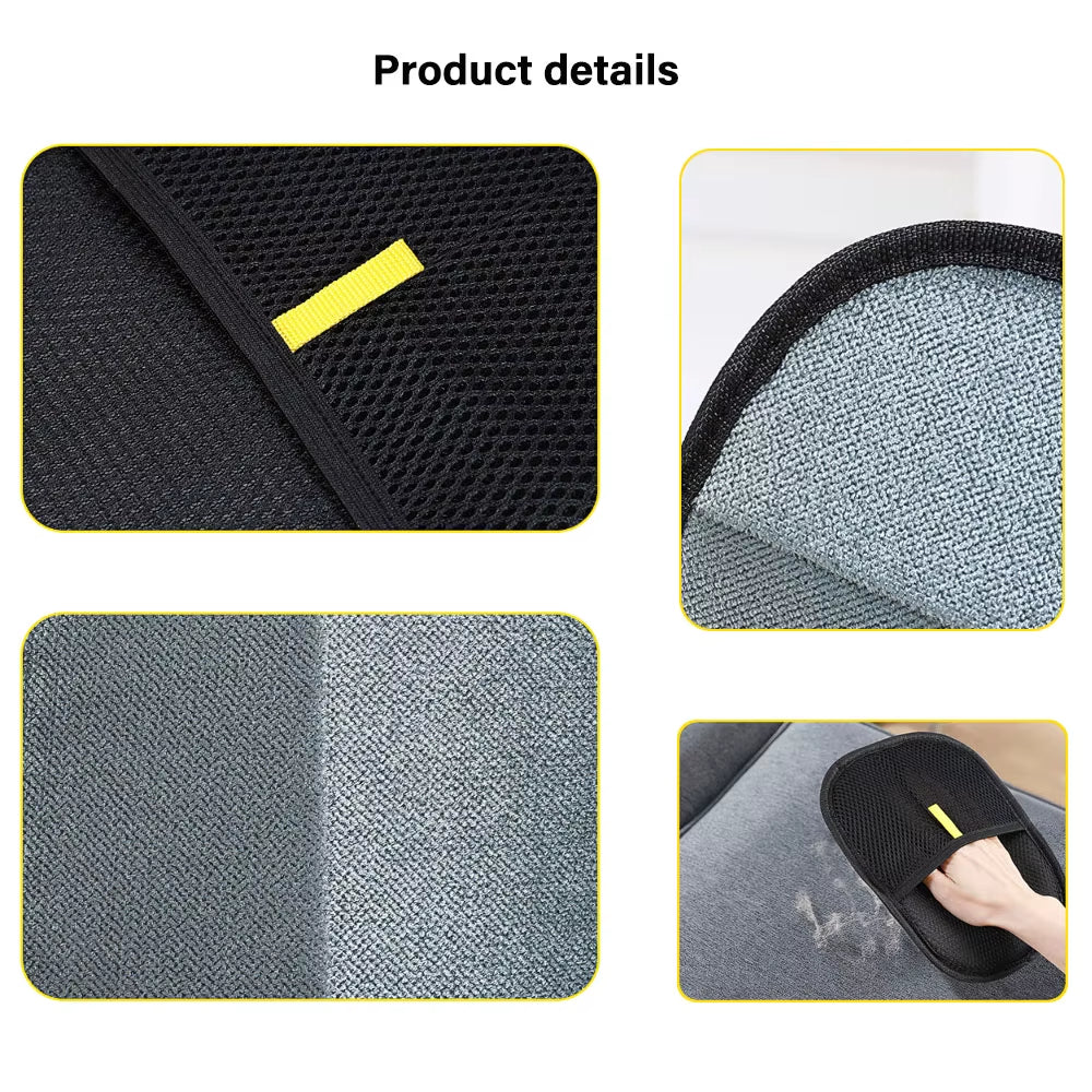 Pet Grooming Gloves Static Dedusting Hair Remover Brush