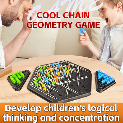 Triangle Link Chess Tabletop Puzzle Game Family