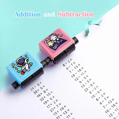 2-In-1 Teaching Stamp Fill-In Roller Math Tool