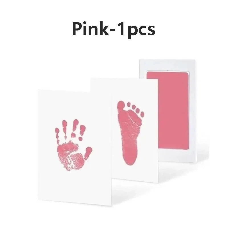 Safe Non-Toxic Baby Footprint Handprint Ink Kit