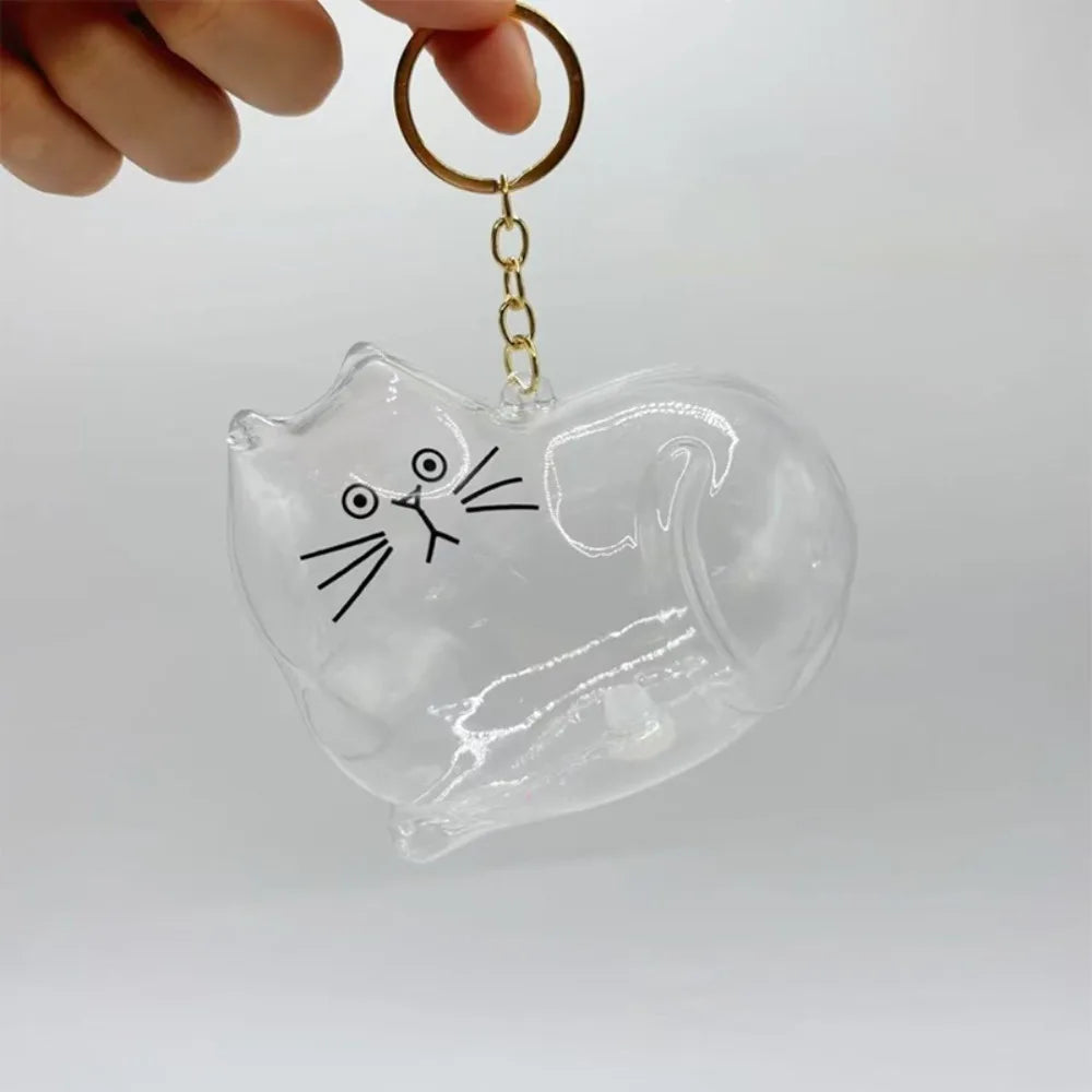 Small Cat Fur Storage Pendant Ornament Container