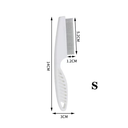 Pet Flea Comb Cat Dog Beauty Stainless Steel Portable