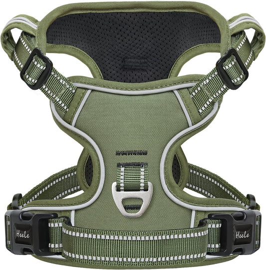 No Pull Adjustable Padded Reflective Dog Harness
