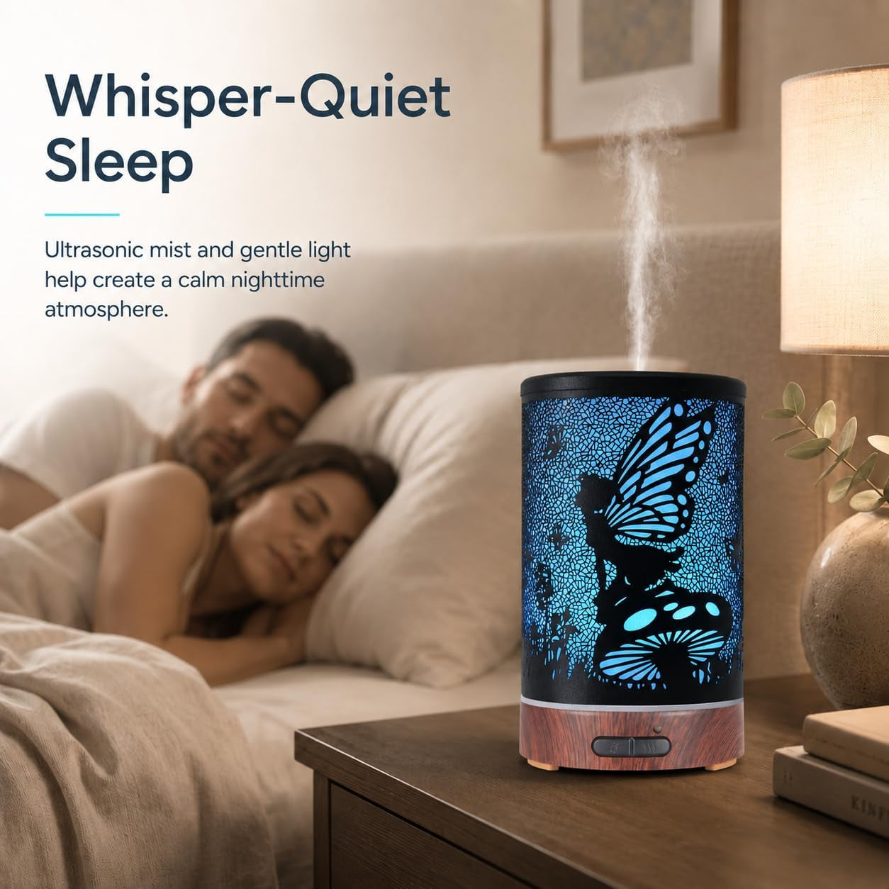 Ultrasonic Essential Oil Diffuser 7 Color Lighting