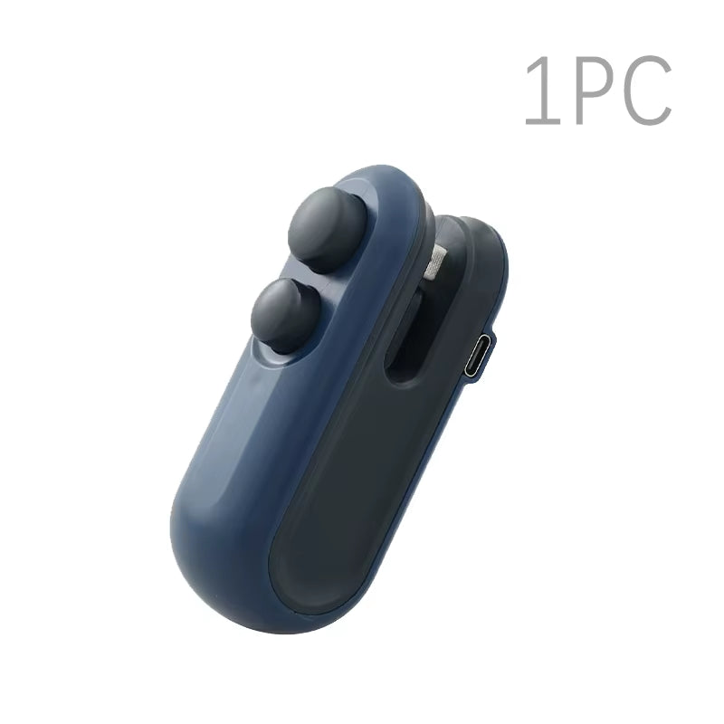 Portable 2-In-1 Mini Heat Sealer for Snacks