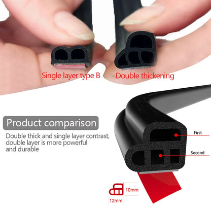 Car Door Seal Strip Rubber Soundproof Weather Strip