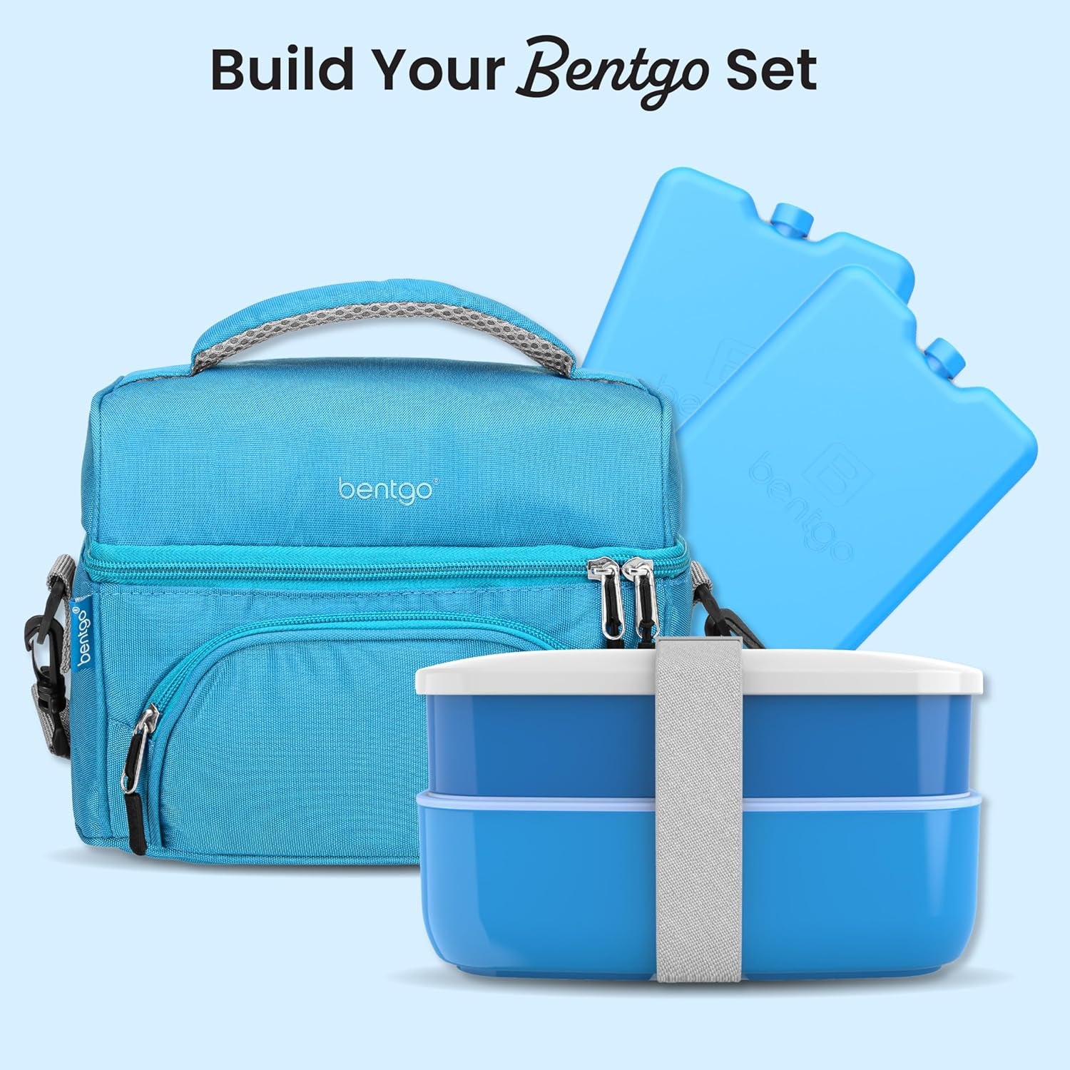 Slim Reusable Ice Packs – 4-Pack Quick-Freeze Lunch Cooler